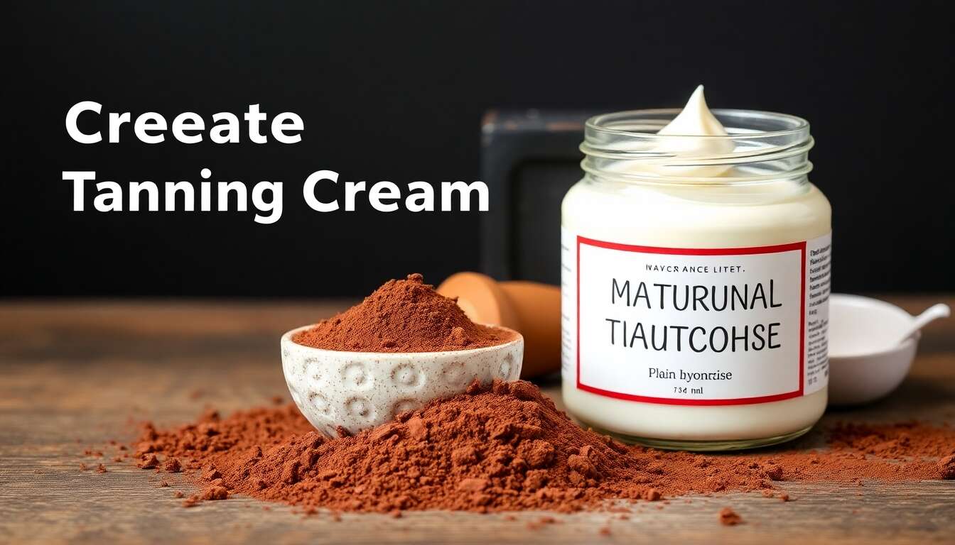Crée ta crème bronzante naturelle sans effet orange