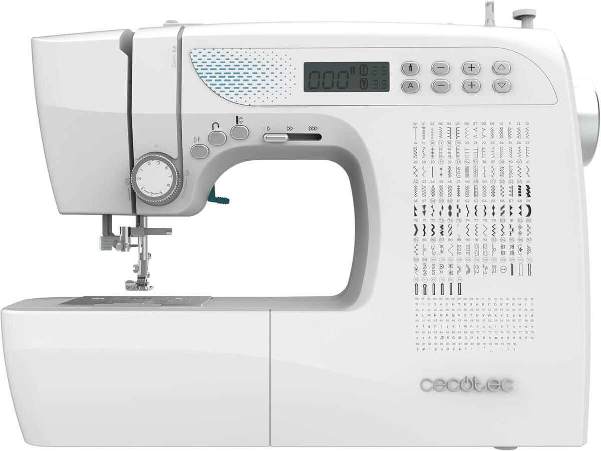Test de la machine à coudre Cecotec BelleCouture 21500