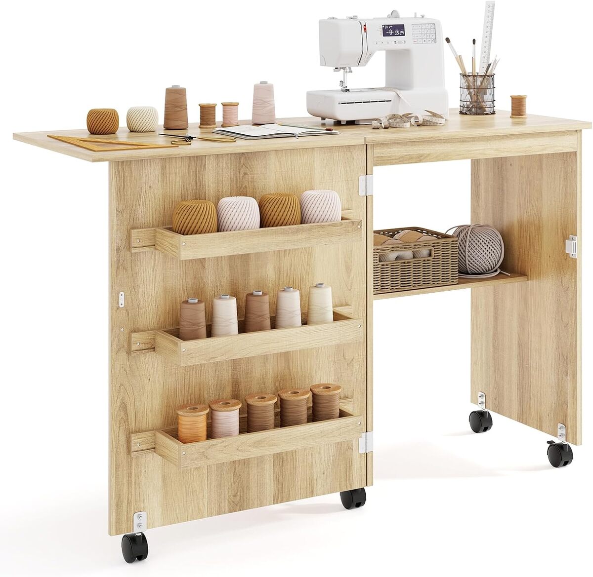 Test de la table couture pliante Giantex : solution gain de place