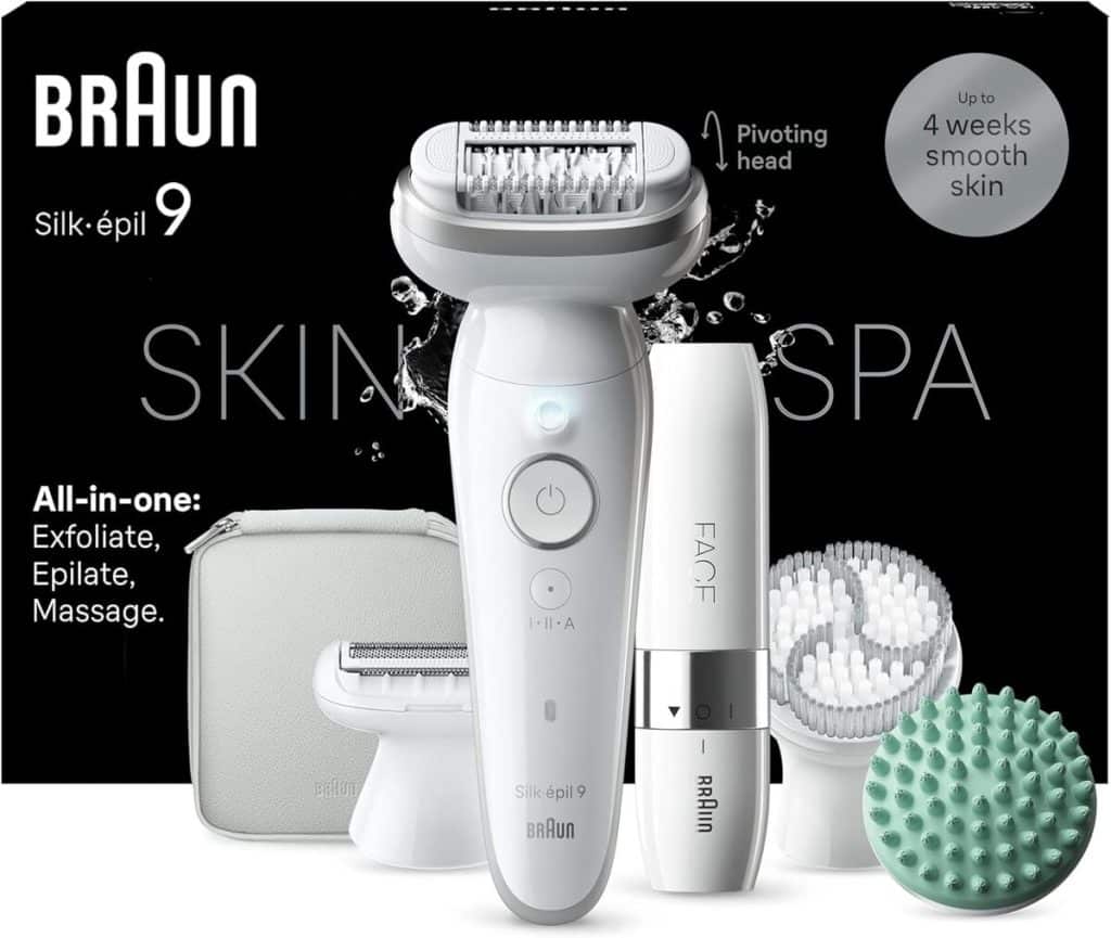 Test du Braun Silk-épil 9 SkinSpa : épilation facile et peau douce