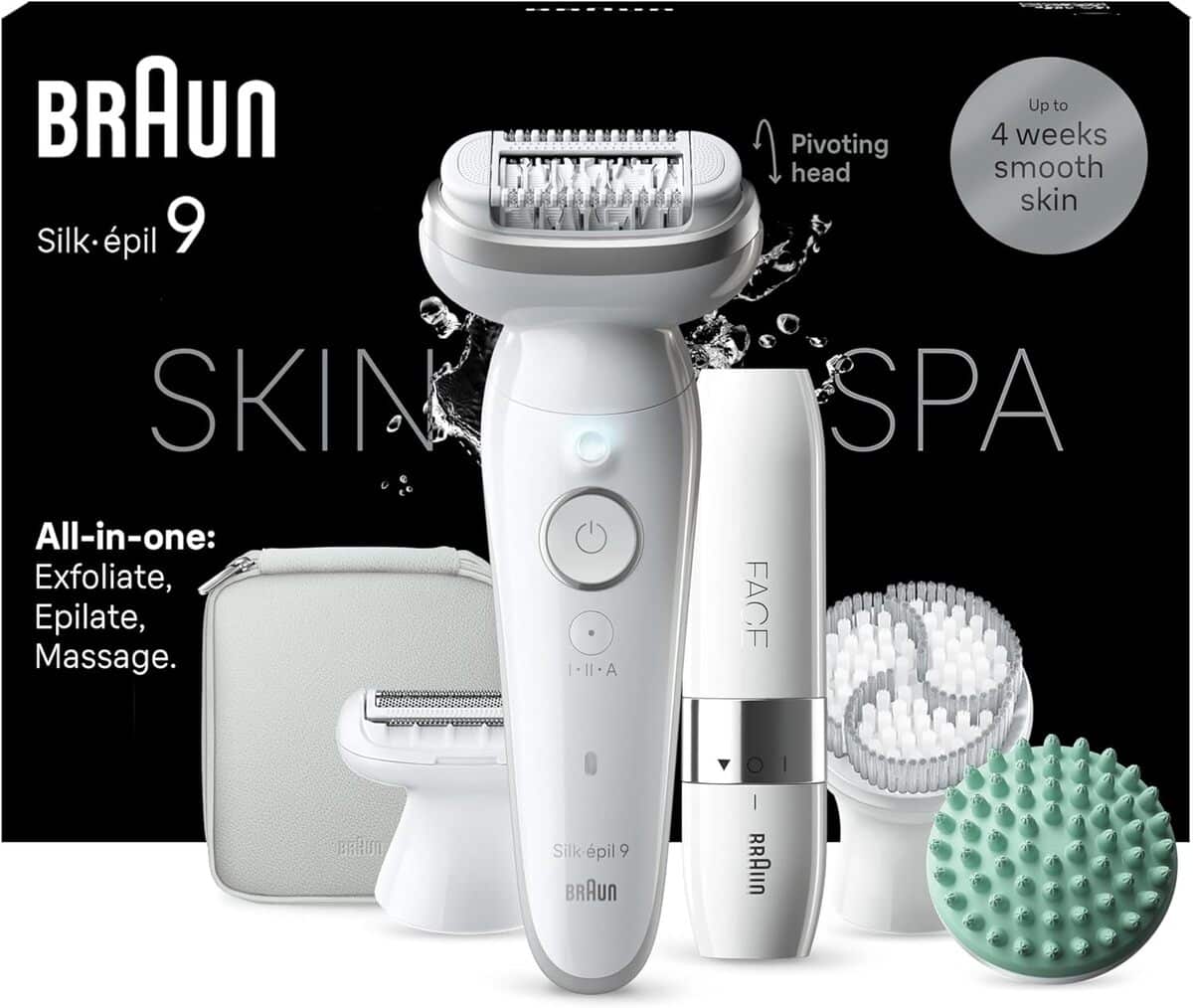 Test du Braun Silk-épil 9 SkinSpa : épilation facile et peau douce