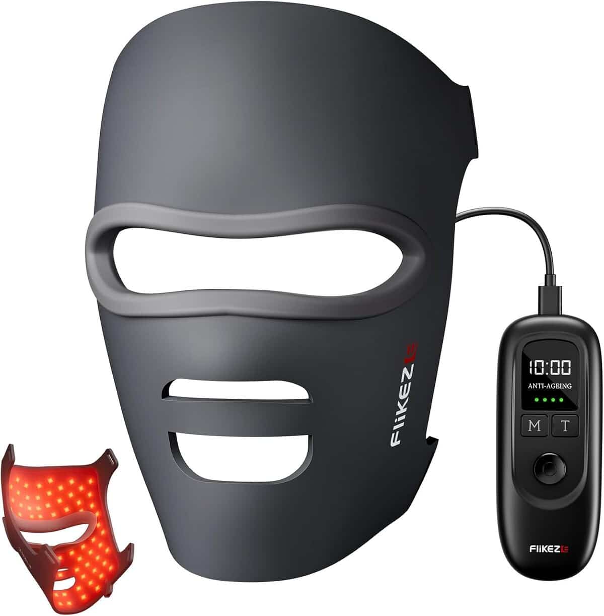 Test du masque LED visage : lumière rouge anti-âge et anti-acné