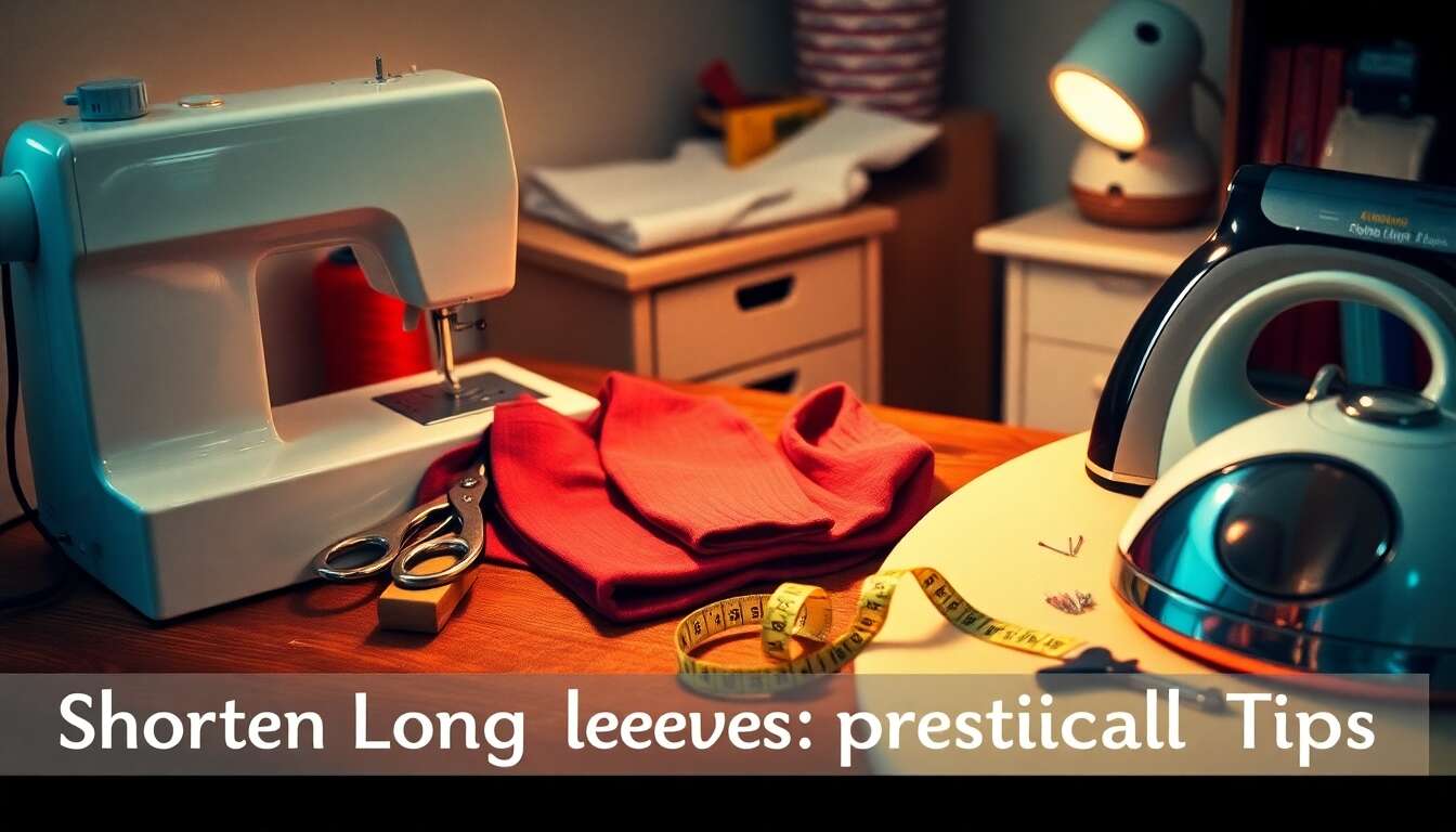 Raccourcir les manches longues : astuces pratiques