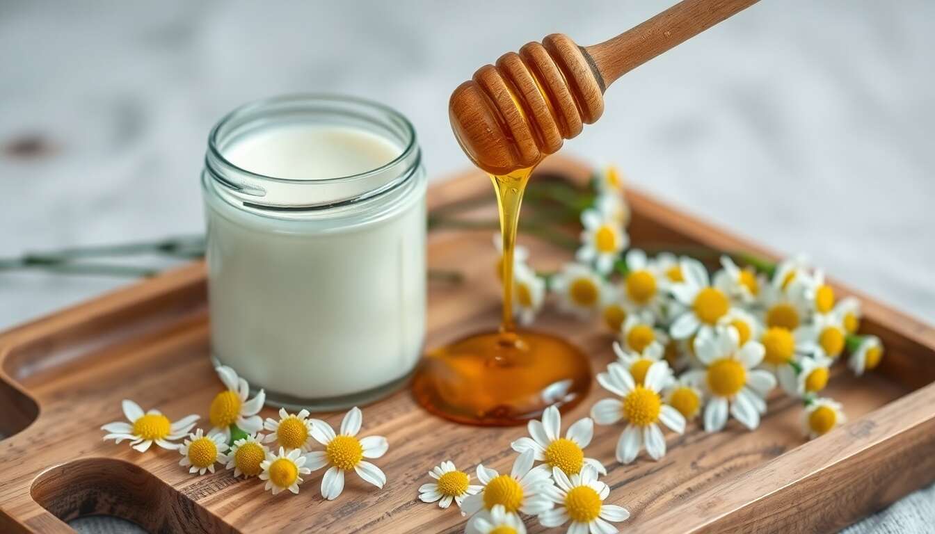 Yaourt nature et miel : un allié contre la sécheresse Yaourt nature et miel : un allié contre la sécheresse