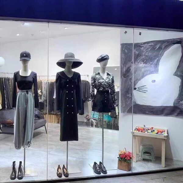 Jueraori Mannequin Couture Femme, Tête Amovible Modèle De Vitrine, Mannequins Buste avec Bras en Bois pour Shop de Vêtements Studio Photo, Reglable Hauteur 140-190cm (Couleur : Silver, Taille : M)