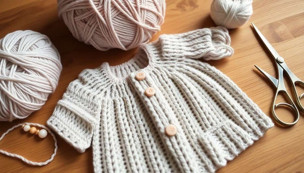 Guide facile : tricoter une robe bébé ajourée taille 0-18 mois