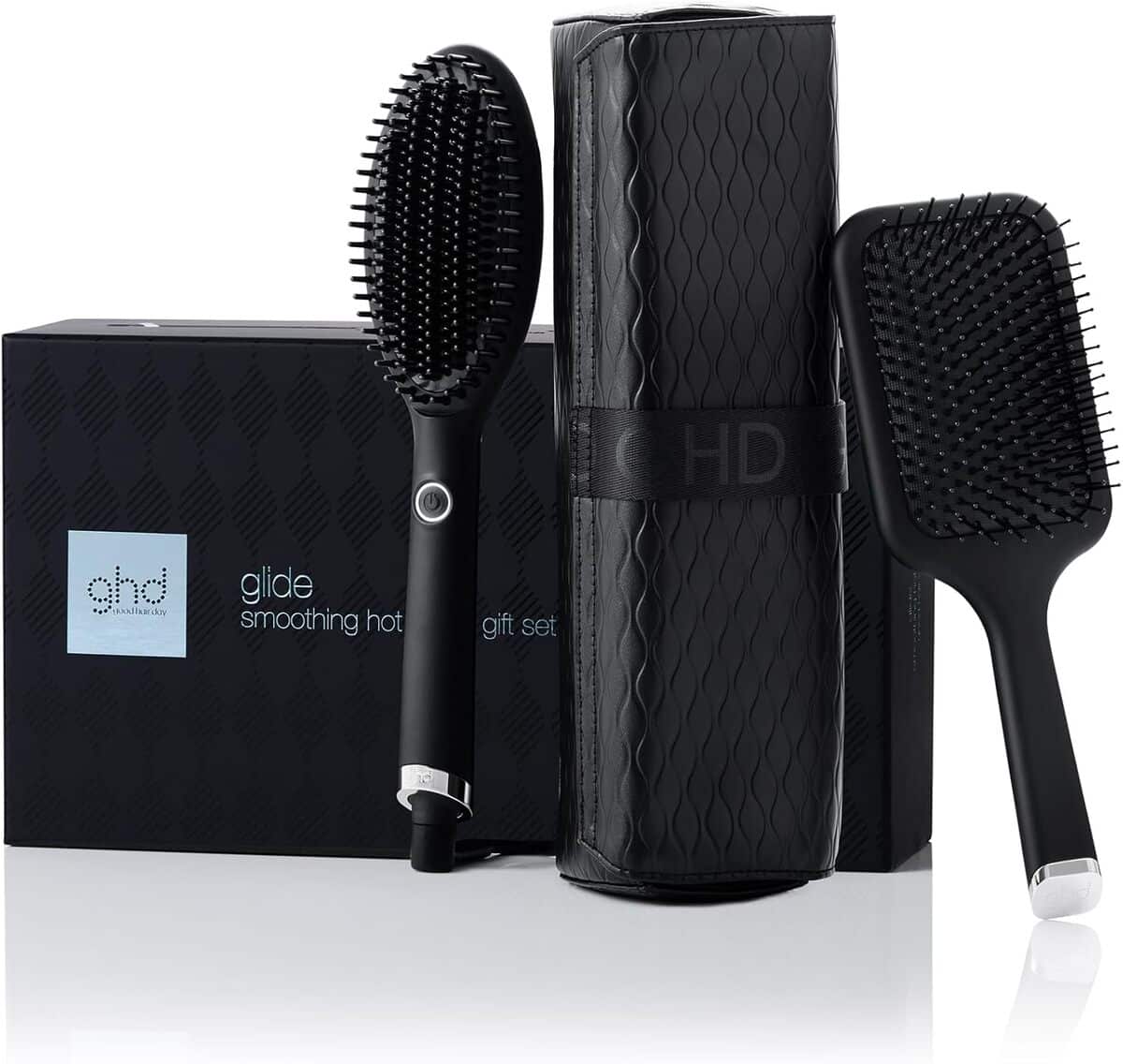 Test de la brosse chauffante lissante GHD Coffret Glide : coiffage rapide et sans frisottis