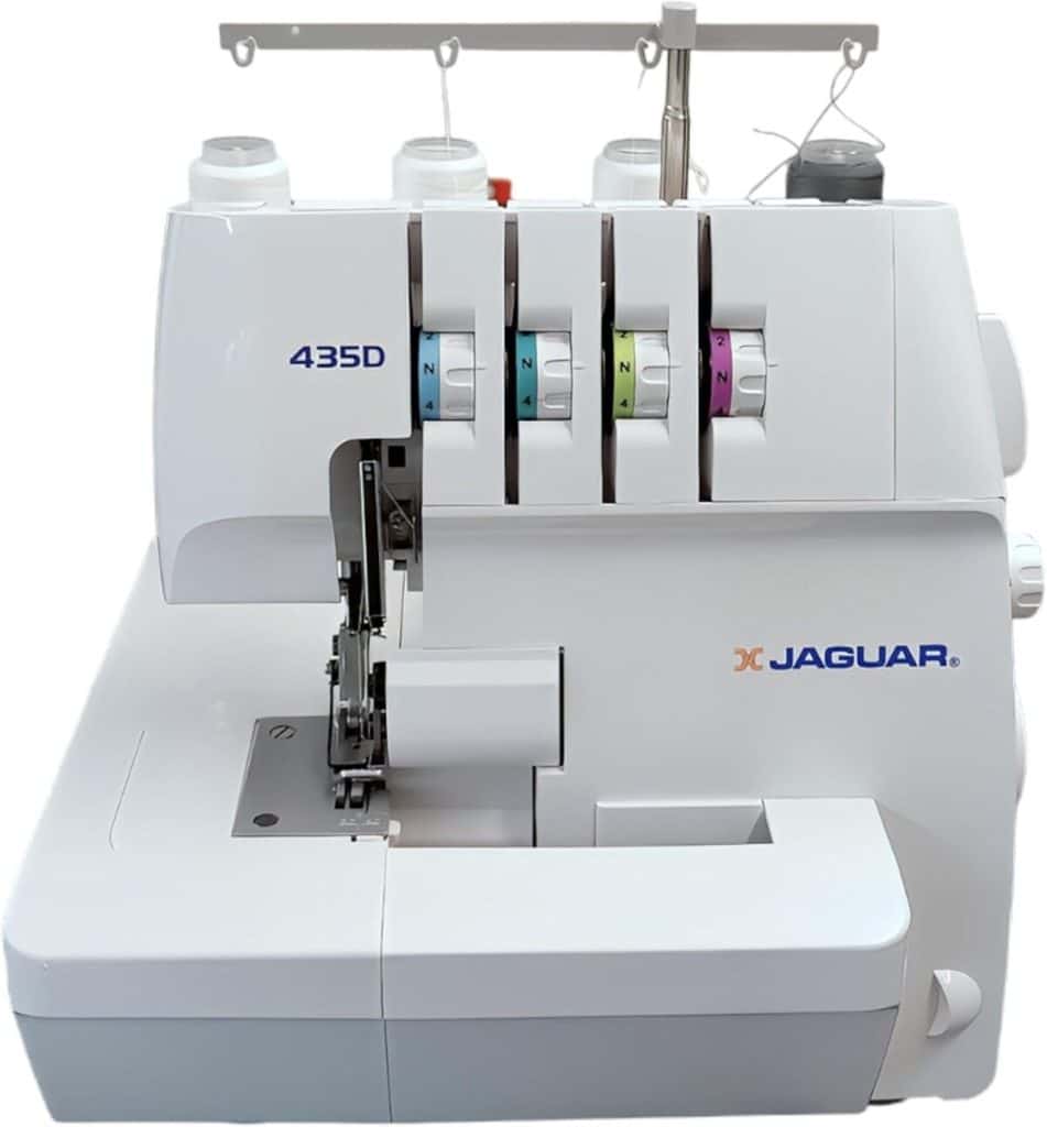 Test de la surjeteuse Jaguar 435D : performance et ingénierie