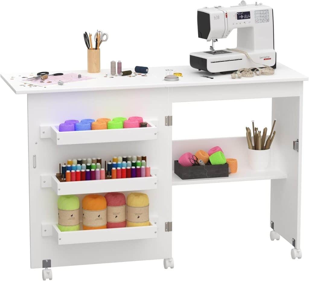 Test de la table pliante 2 en 1 Nisorpa : polyvalence et rangement