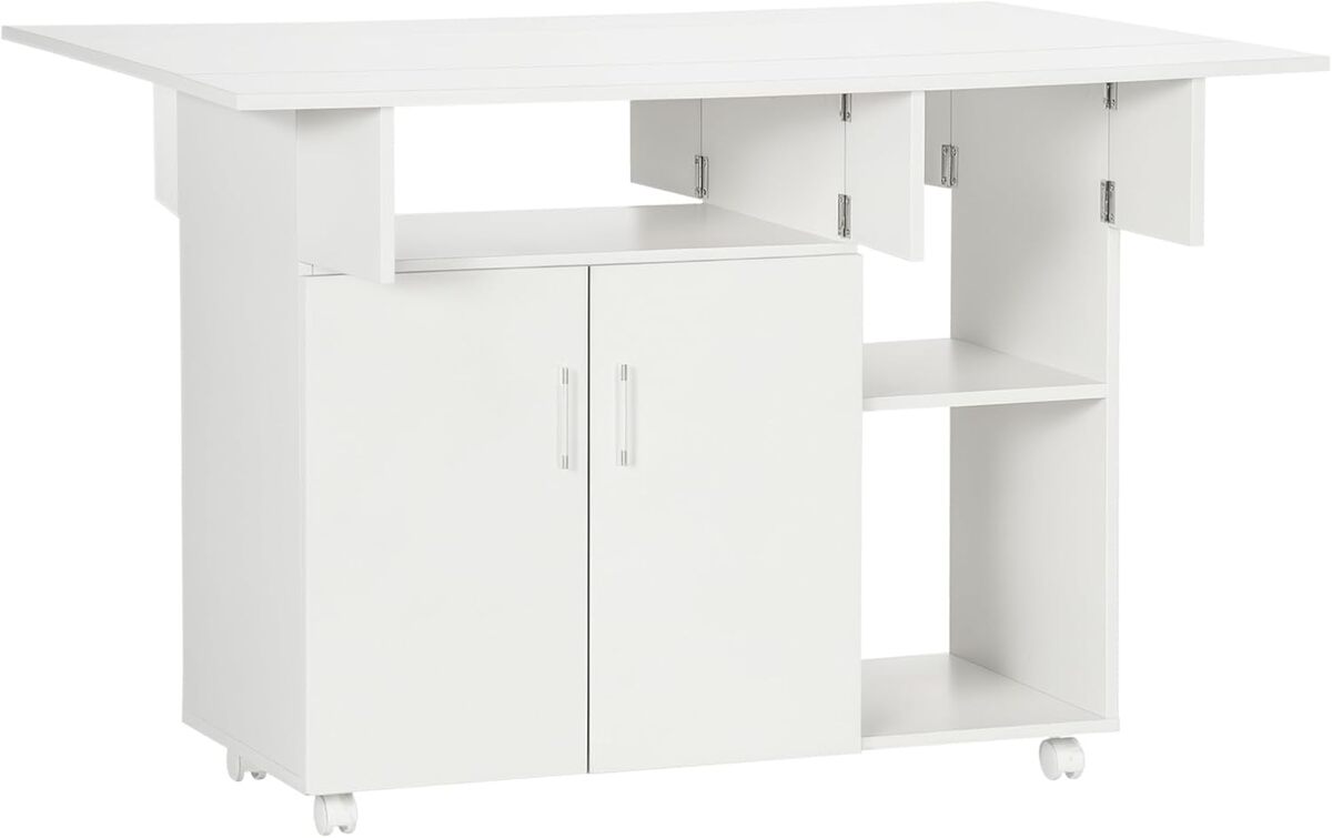 Test de la table pliante HOMCOM : idéale pour petits espaces