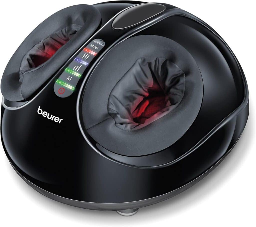 Test du Beurer FM 90 : massage des pieds à compression d'air