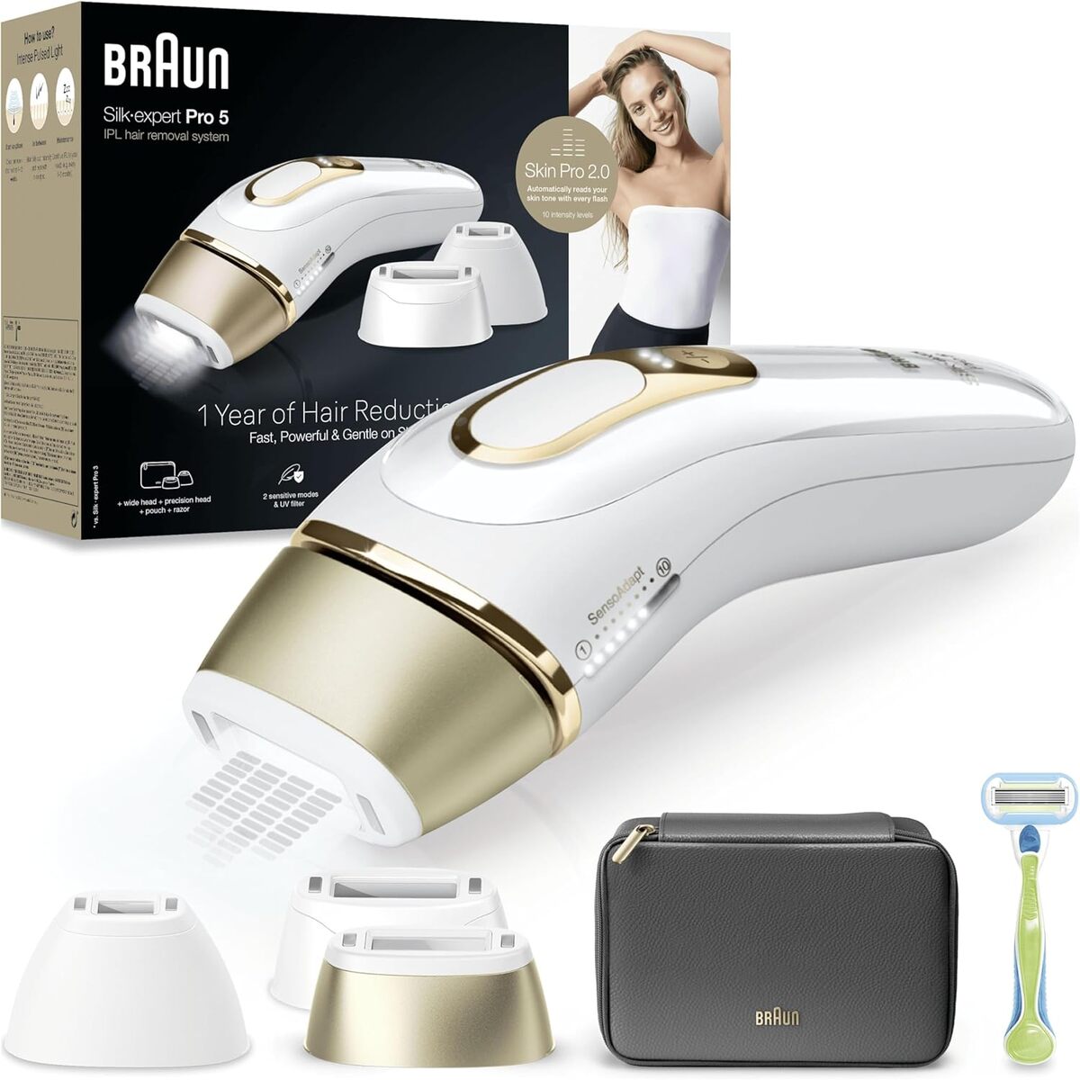 Test du Braun IPL Silk-Expert Pro 5 : épilation maison efficace