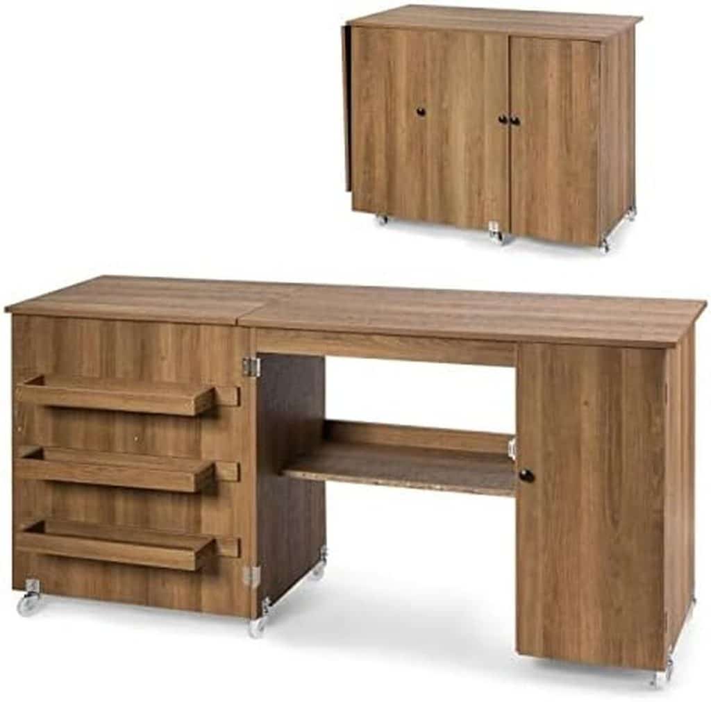 Test du bureau pliable COSTWAY : la table de couture pratique et compacte