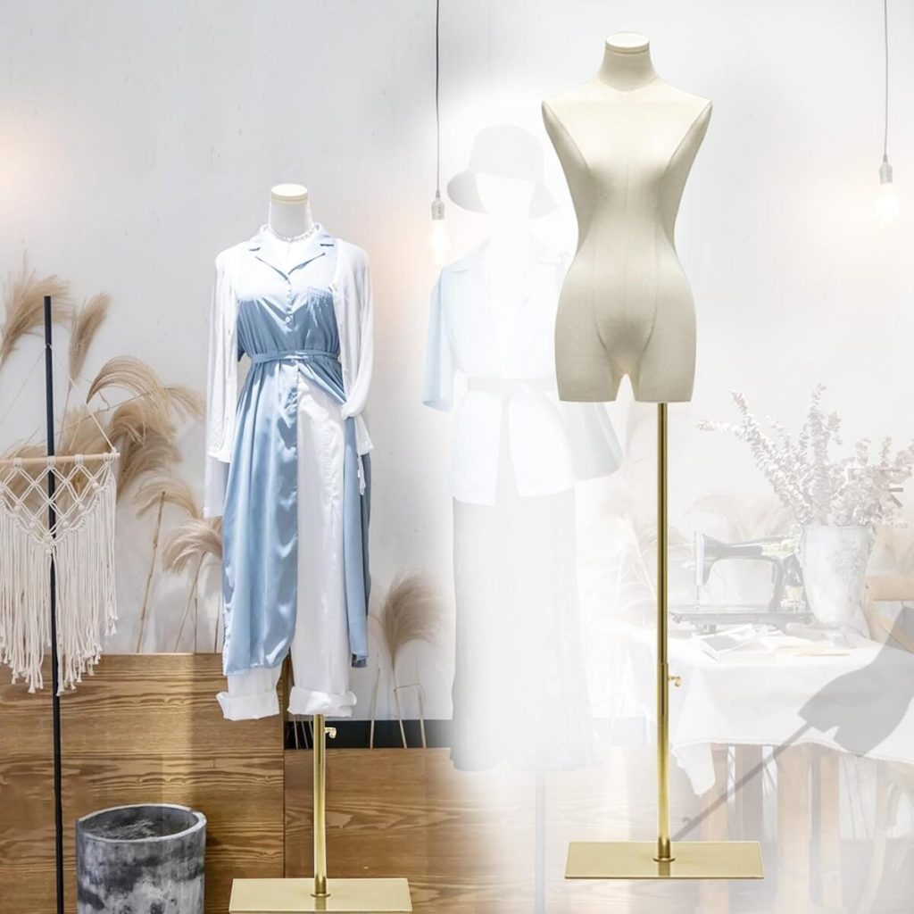 Test du mannequin de couture réglable QJSZMEI (taille B)