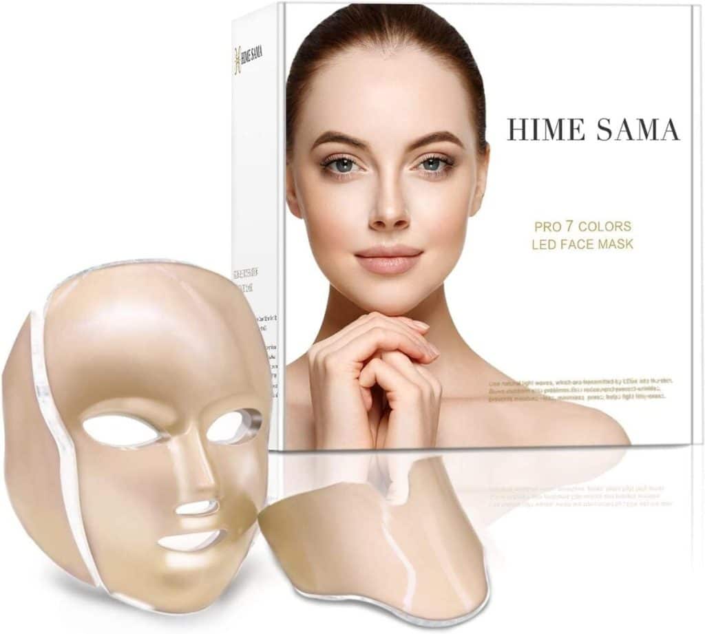 Test du masque LED Hime Sama A-021 : soin facial 7 couleurs