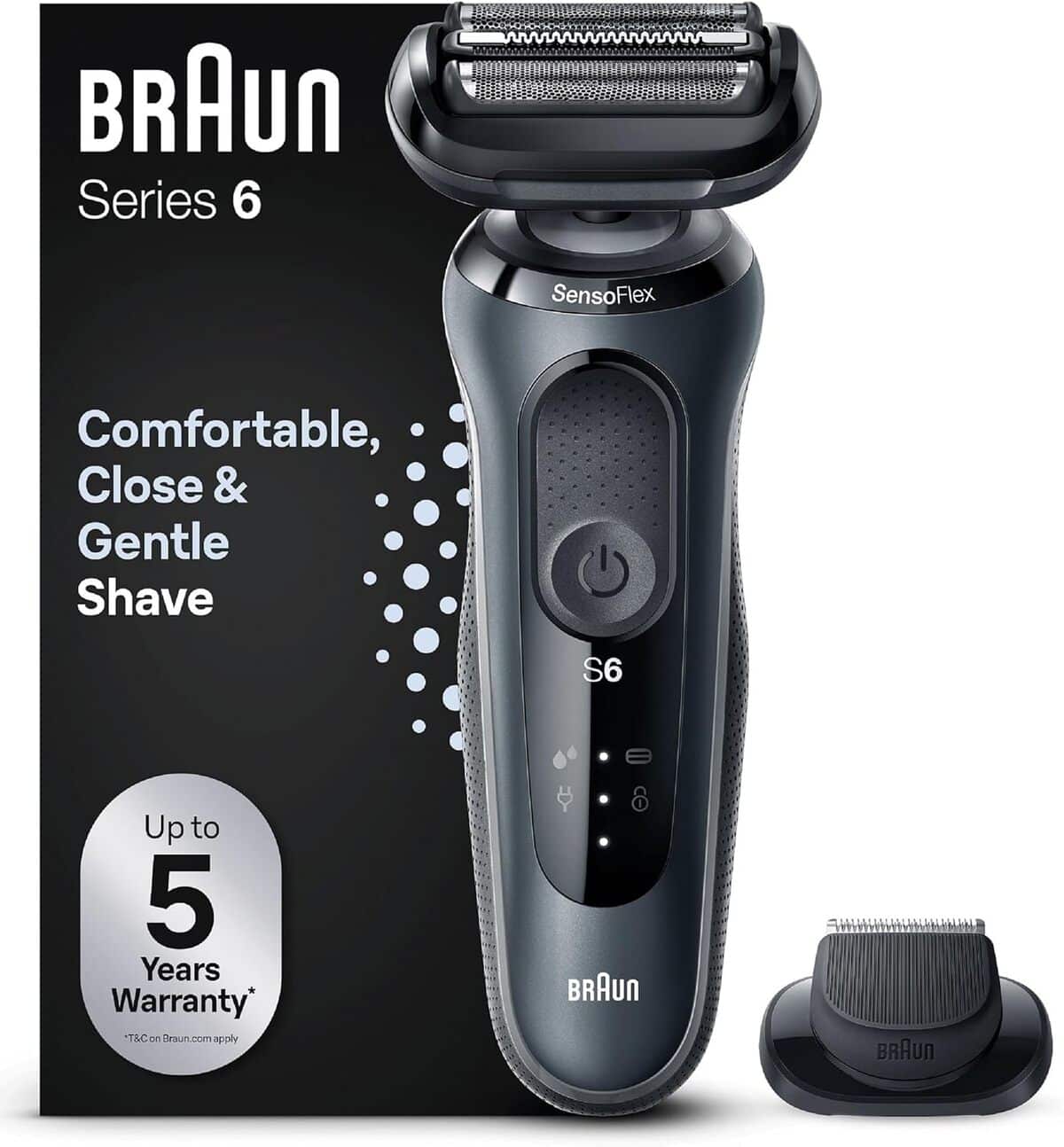 Test du rasoir Braun series 6 61-N1200s