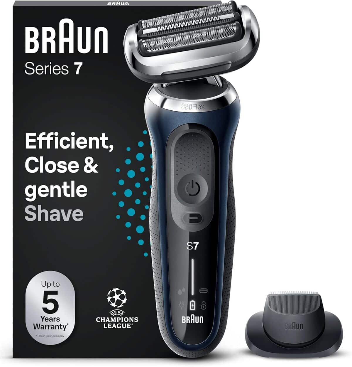 Test du rasoir Braun Series 7 71-B1200s : précision et flexibilité