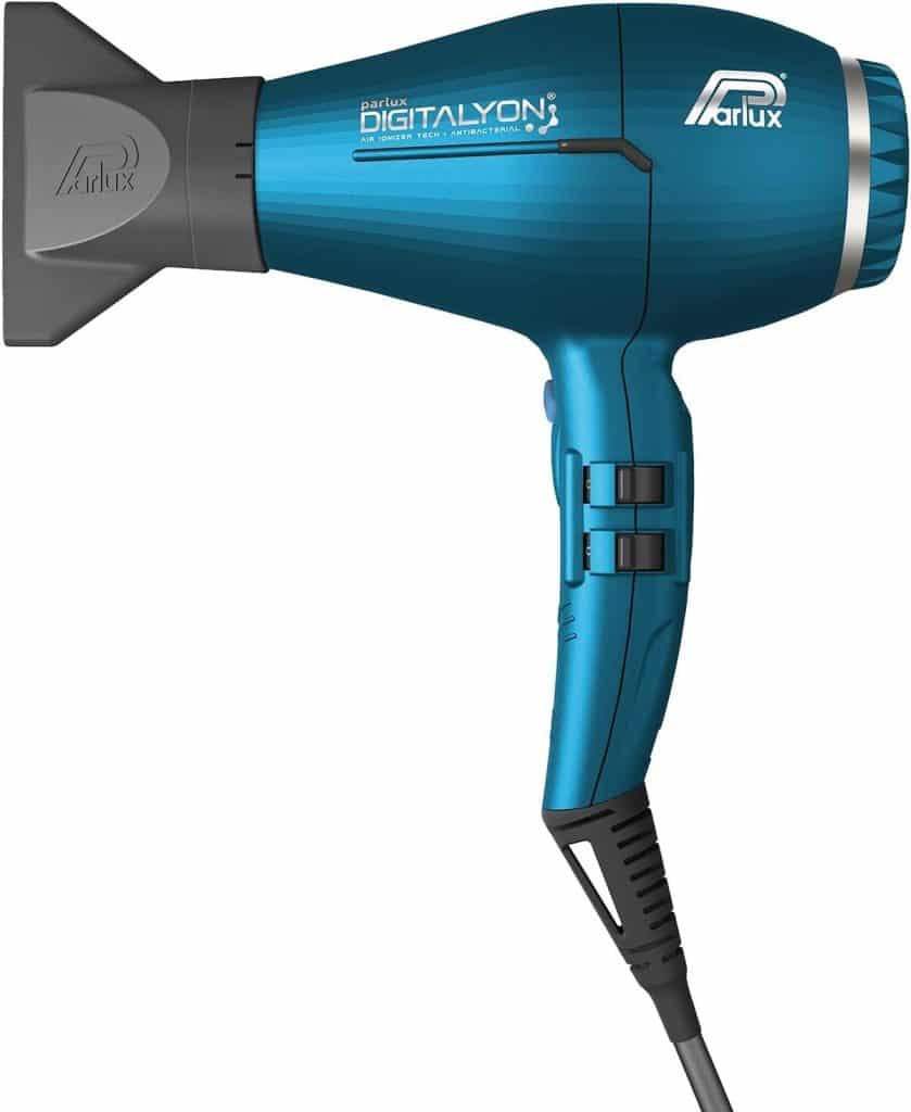 Test du sèche-cheveux Parlux Digitalyon bleu