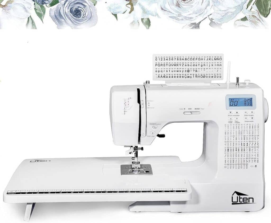 Test : machine à coudre Uten électronique 200 points
