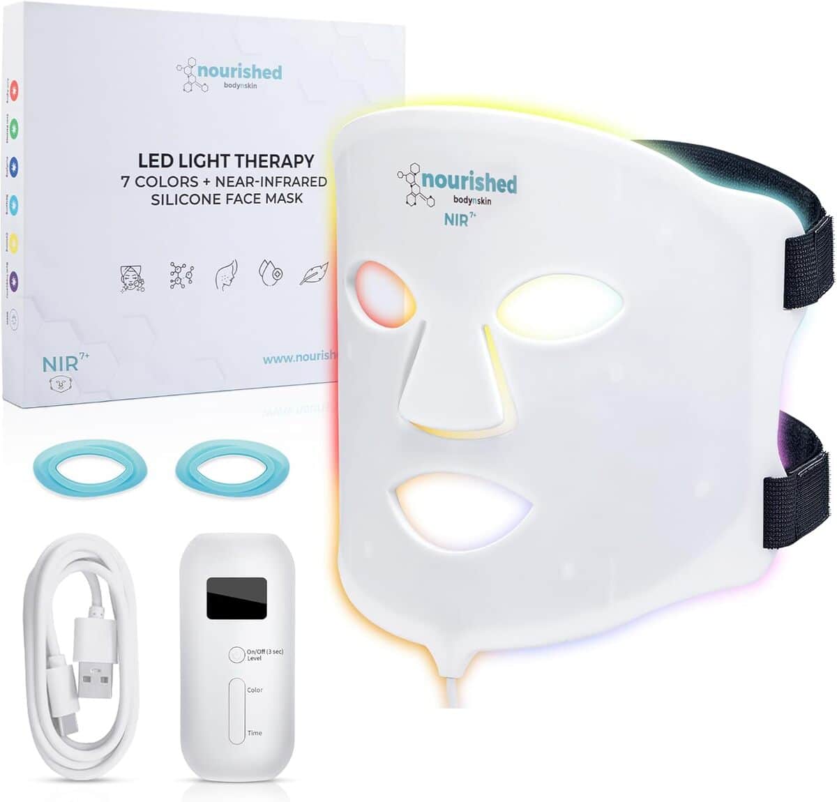 Test Nourished Bodynskin masque LED 7 couleurs anti-âge