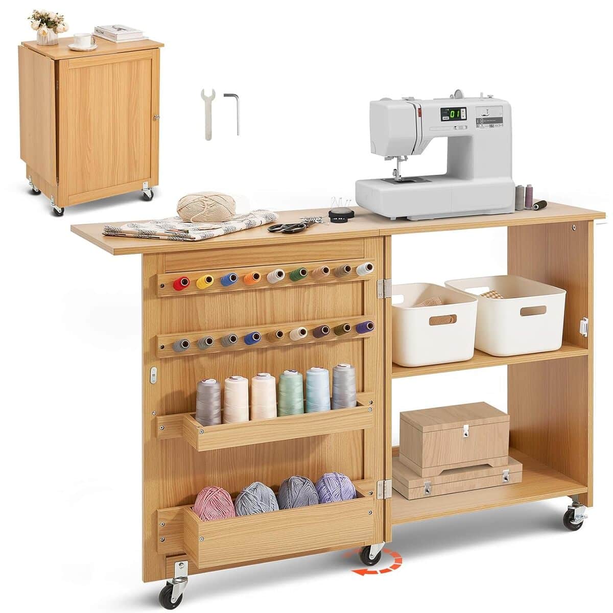 Test : vEVOR table de couture pliante compacte et polyvalente