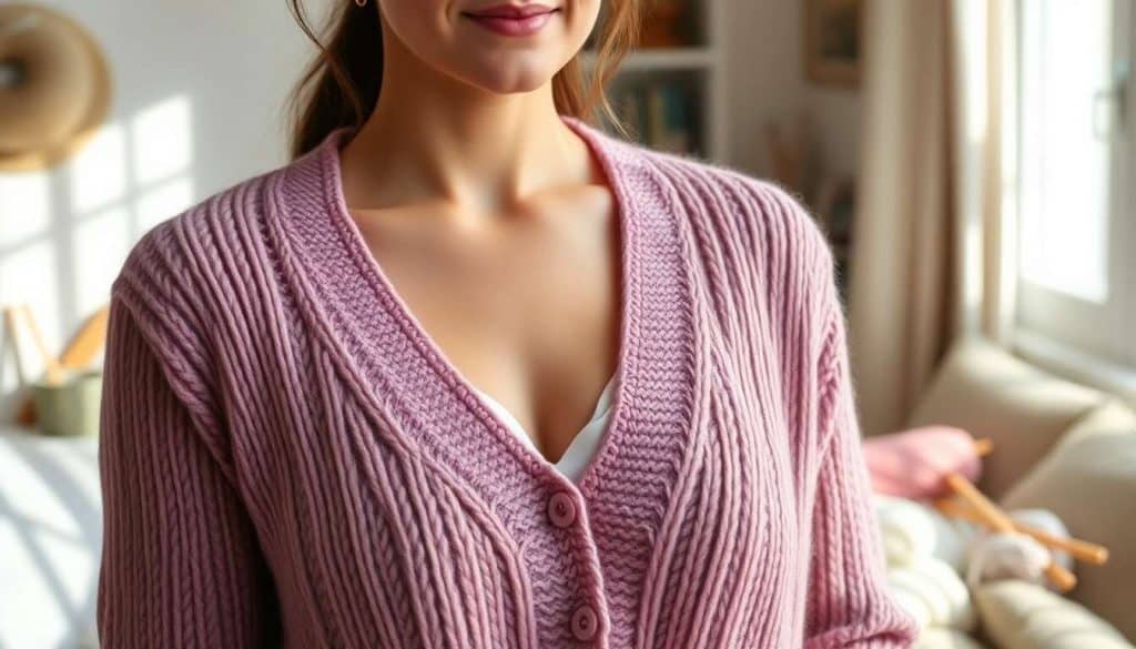 Guide Tricot : créez votre Veste Femme Col V