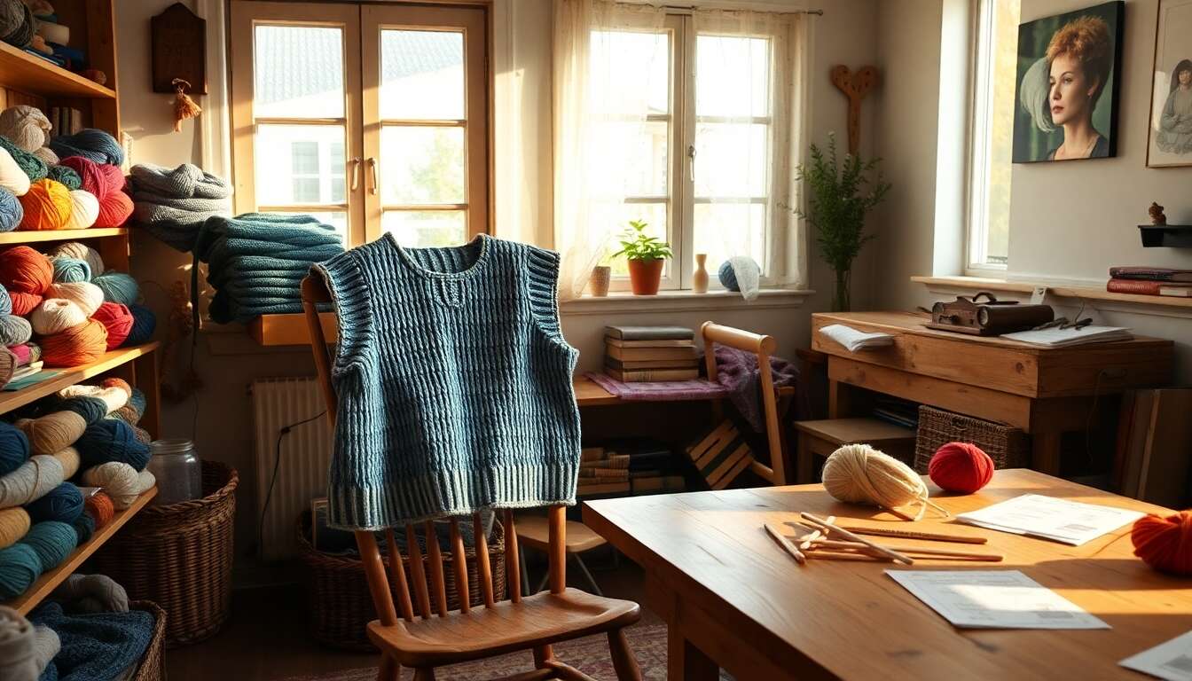 Astuces pour un gilet tricoté réussi avec aiguilles 4 mm Astuces pour un gilet tricoté réussi avec aiguilles 4 mm