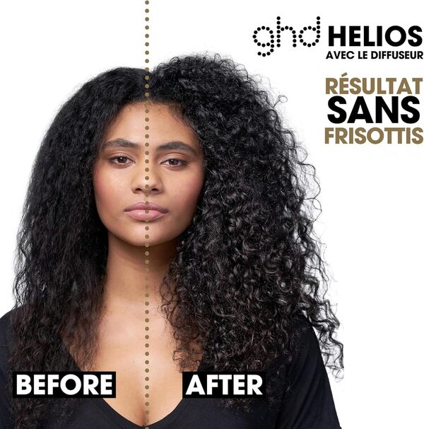 ghd - Sèche-cheveux ghd Helios - Sèche-cheveux professionnel - Puissant et précis - Cheveux sans frisottis et 30% plus brillants - Recommandé par les coiffeurs - Idéal tous types de cheveux