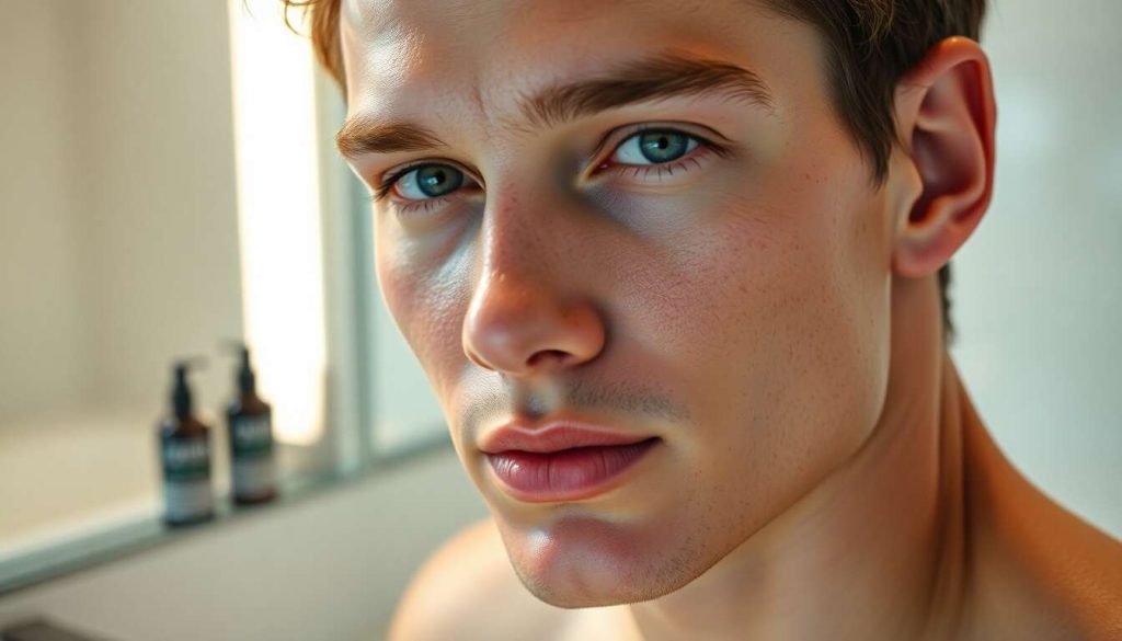 Routine visage : secrets pour une peau éclatante masculine
