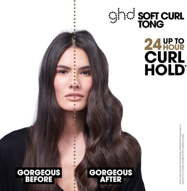 GHD - Boucleur Curve Soft Curl Tong - Fer à Boucler Professionnel - Boucles Voluptueuses - 32mm