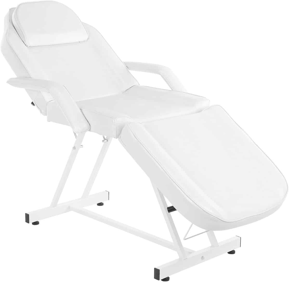 Test Bonnlo chaise de tatouage polyvalente blanche