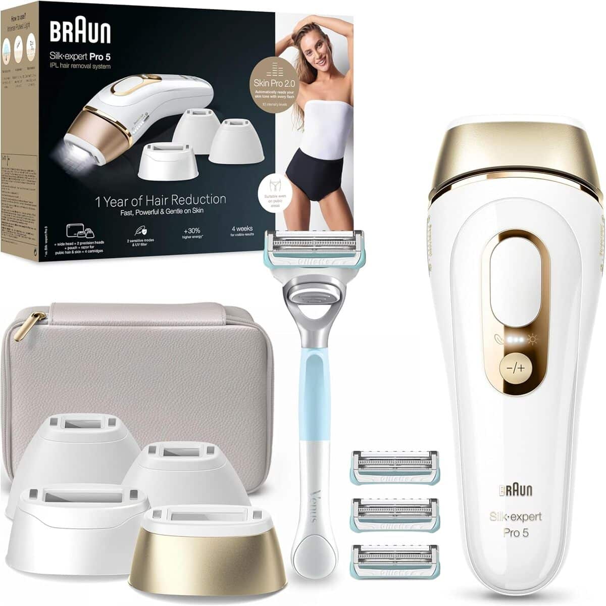 Test Braun Silk·expert Pro 5 PL5358 : épilation efficace en 2 séances
