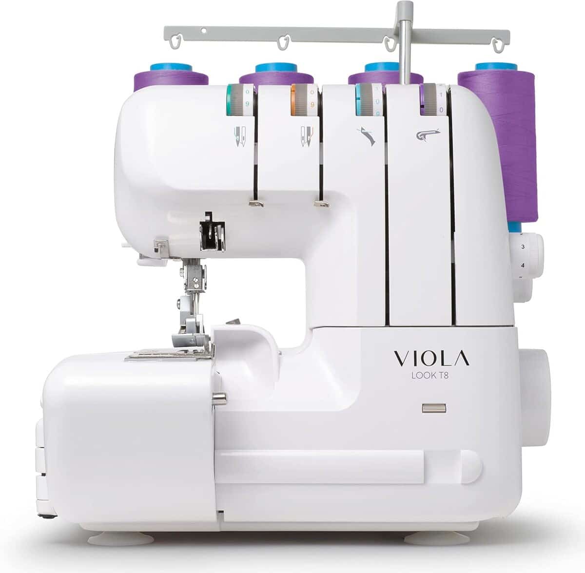 Test de la surjeteuse VIOLA LOOK T8 : enfilage simplifié et performance silencieuse