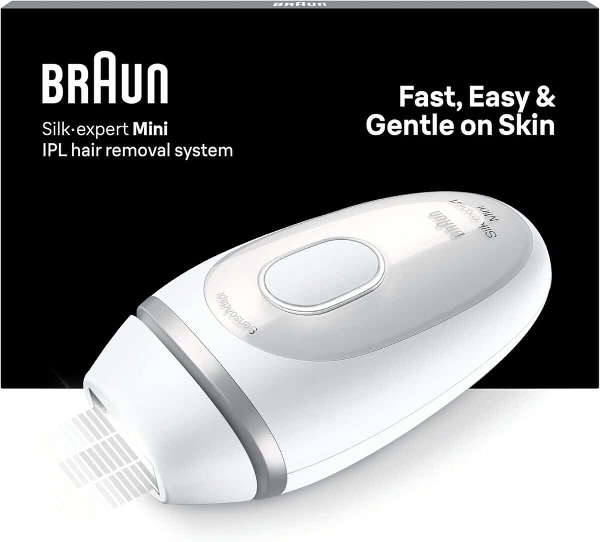 Test de l'épilateur Braun Silk·expert Mini PL1100 : design compact et épilation douce