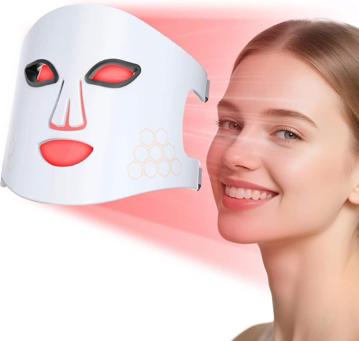 Test du masque de luminothérapie Vnvfd LED FM-01, fM-02, fM-03