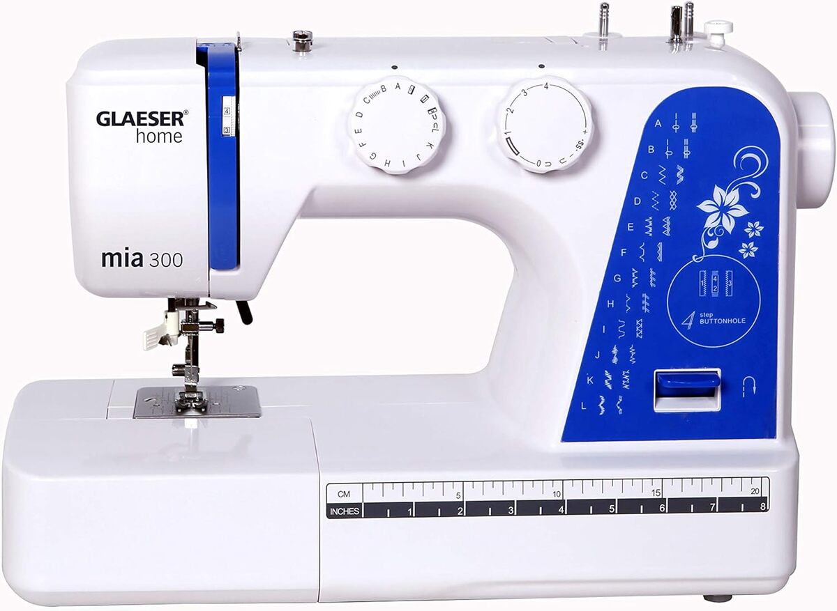 Test : machine à coudre Glaeser Home Mia 300 - enfile-aiguille automatique, 24 points