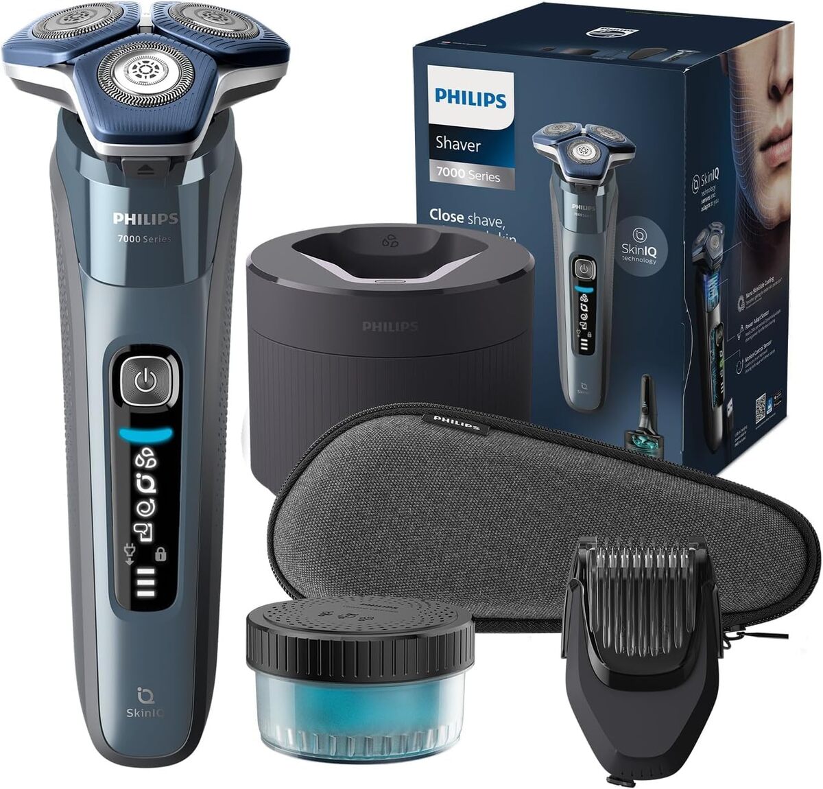 Test : rasoir électrique Philips Series 7000 avec tondeuse intégrée