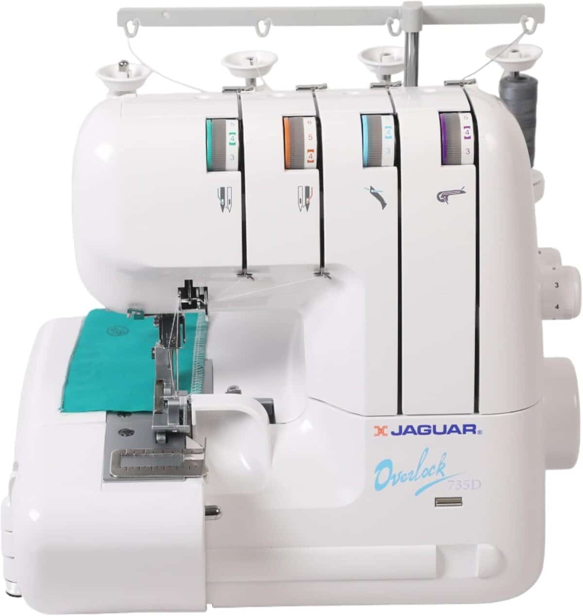 Test surjeteuse Jaguar 735D : machine à coudre overlock