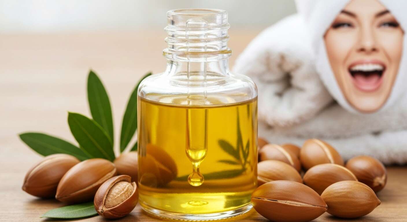 Voyage sensoriel avec l'huile d'argan hydratante