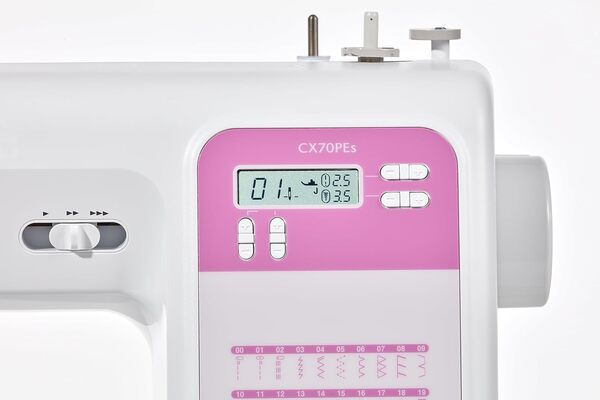 Brother CX70PES (Nouveau Modèle) - Machine à coudre électronique avec 70 points de Couture, Blanc