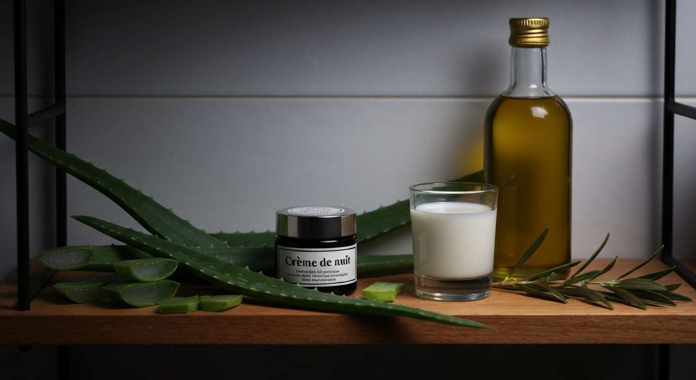 Recette 1 : cr&egrave;me de nuit &agrave; l'aloe vera, lait et huile d'olive