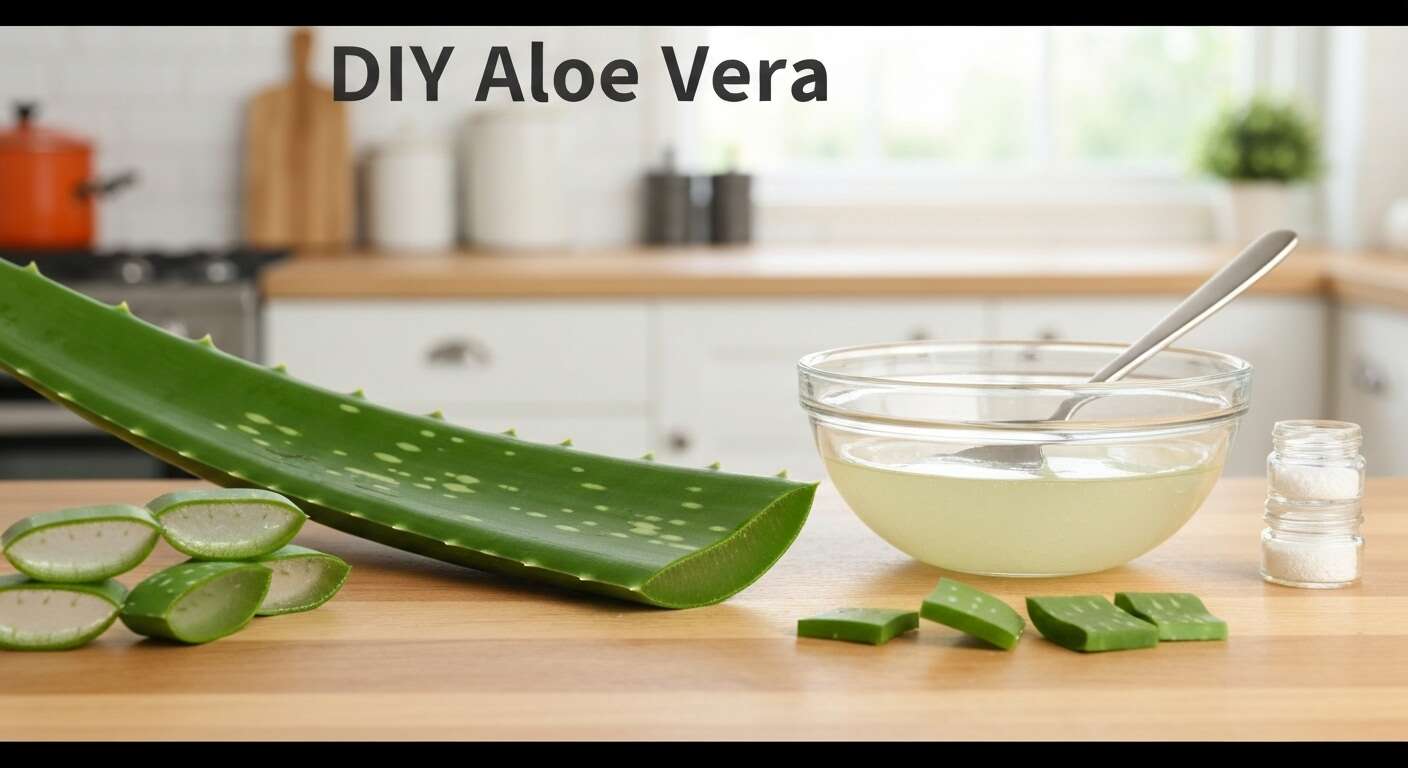 DIY : gel maison à l'aloe vera
