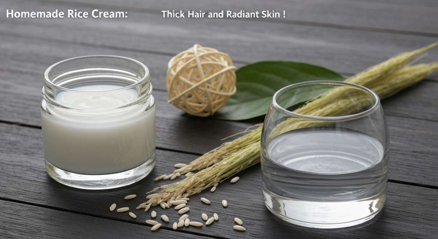 Crème de riz maison : cheveux épais et peau éclatante !