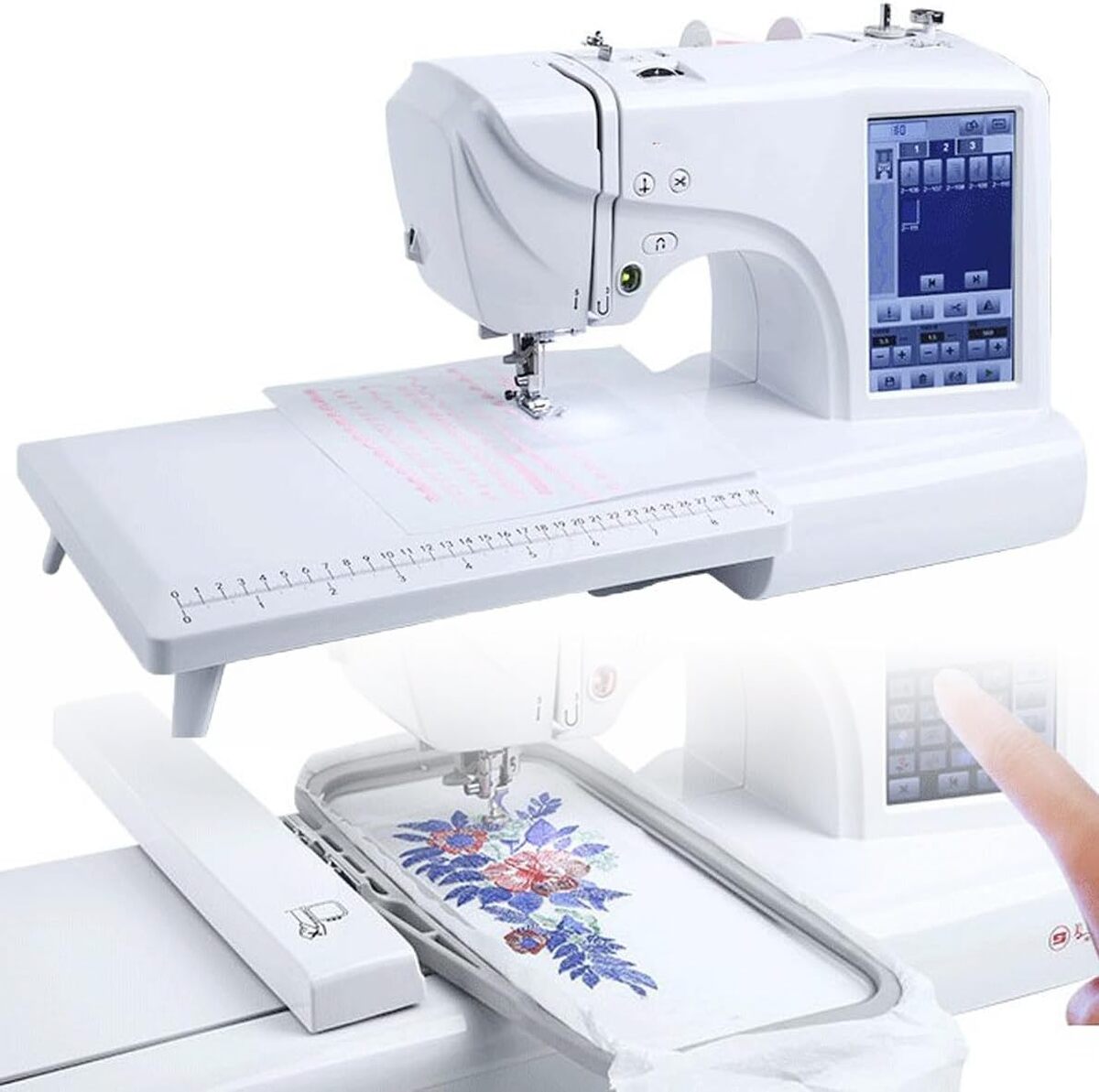 Test de la machine à coudre et broder écran tactile : 158 motifs intégrés