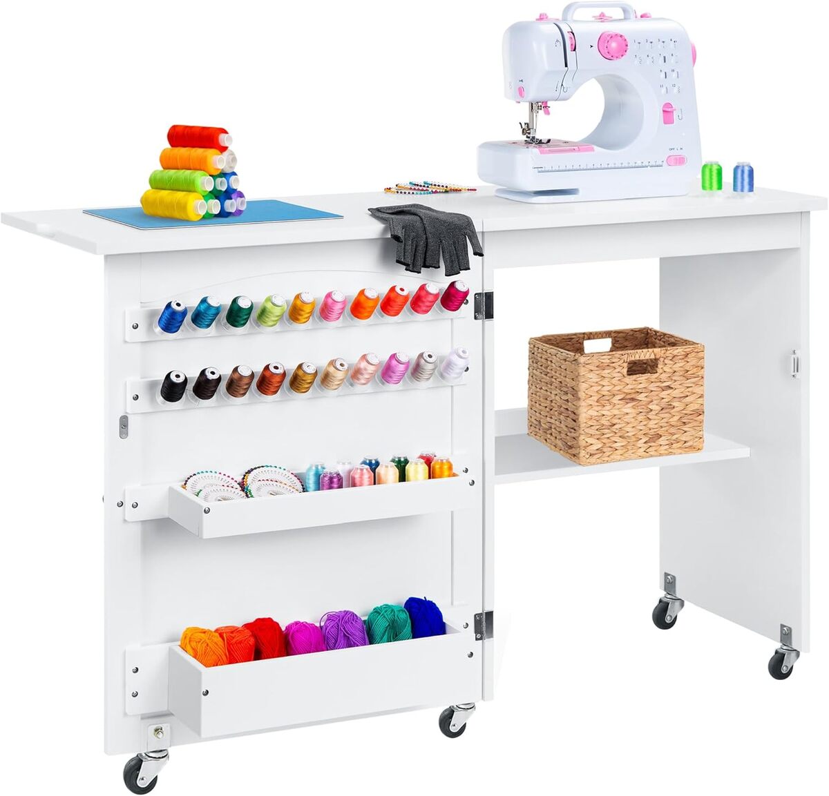 Test de la table de couture pliable Best Choice Products