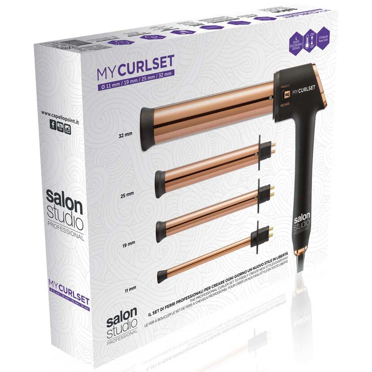 Test de l'ensemble de fers à boucler My CurlSet de Salon Studio Professional