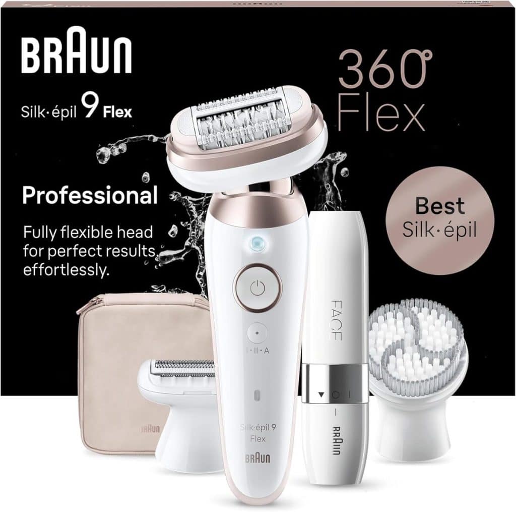 Test de l'épilateur Braun Silk-épil 9 Flex : tête flexible et épilation facile