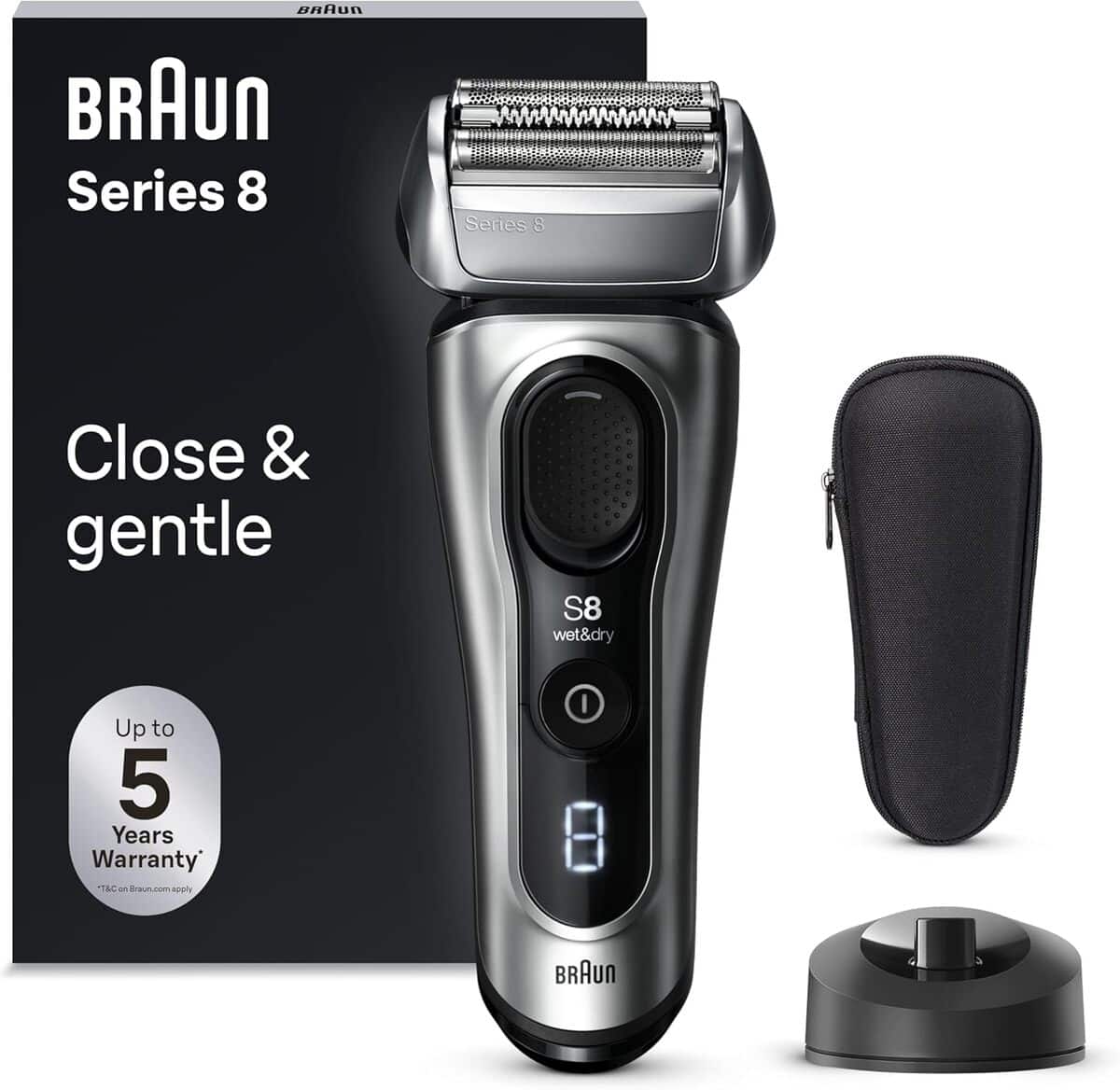 Test du rasoir Braun Series 8 8517s : précision et autonomie