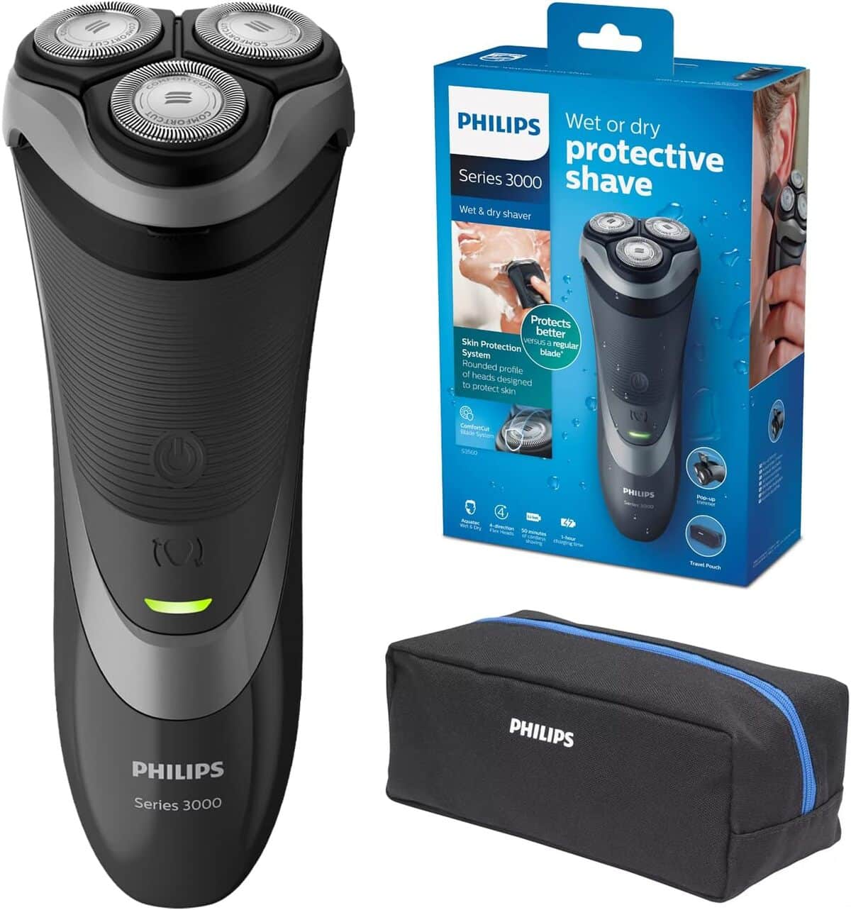 Test du rasoir Philips Série 3000 : performance 2-en-1