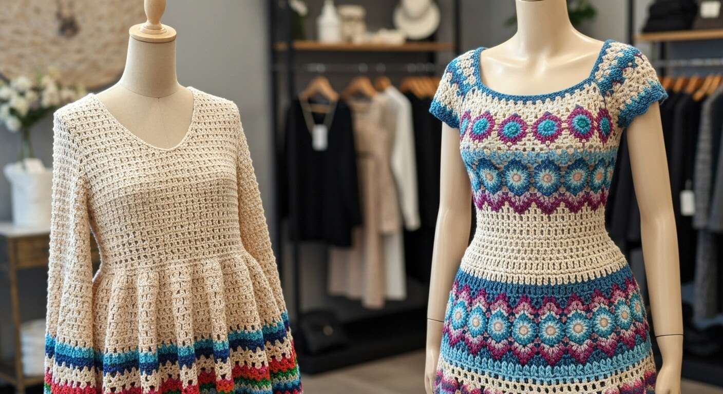 Robe de princesse crochet : une cr&eacute;ation unique